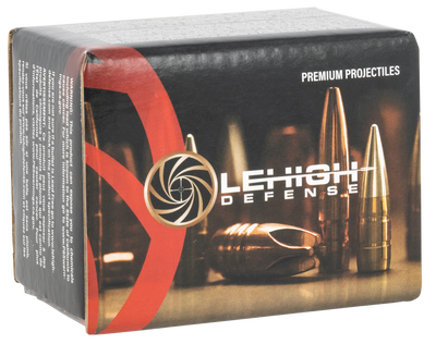 Lehigh Defense Controlled Chaos Bullets 270 Caliber 277 Diameter 112 Grain Fracturing Copper Hollow Point Boat Tail LeadFree Box of 50