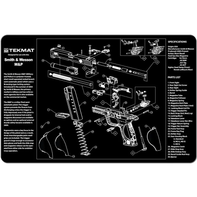 TekMat Smith & Wesson M&P Gun Cleaning Mat Neoprene