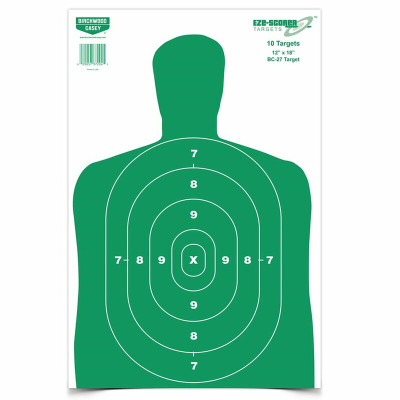 Birchwood Casey Eze-Scorer 12 X 18 BC-27 Green 100 Pack
