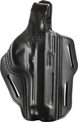 Beretta Holster 92fs/96 - Belt Slide Rh Leather Black