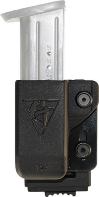 Comp-tac Single Mag Pouch Plm - Clip Lsc #12 M&p 9/40 Black