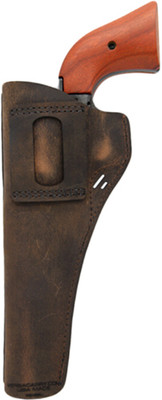 Vc Revolver Holster Owb Lther - Rh .22 Cal Sa 6.5" Ug Dis Brn