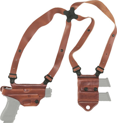 Galco Miami Ii Shoulder System - Right Hand Leather Glock 202137 Tan
