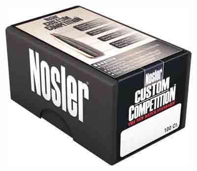 Nosler Bullets 22 Cal 224  80gr Hpbt Custom Comp 100ct