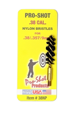 Pro-shot Nylon Bore Brush, Proshot 38np     Pst Nylon Brush 38/9m