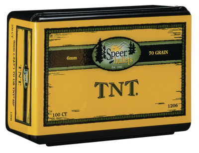 Speer Ammo Tnt, Speer 1206 Bull .243  70 Tnthp     100