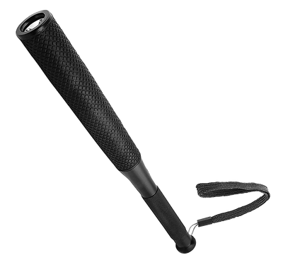 iPROTEC BAT-Light High-Power Flashlight 1000 Lumen AA Batteries Aluminum Anodized Black 6696