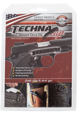 Techna Clip Conceal Carry, Techna Mic9br   Belt Clip Kimber Micro 9mm