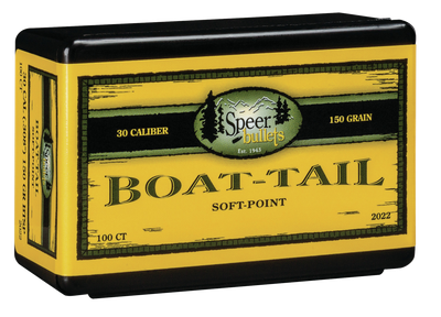 Speer Ammo Boat-tail, Speer 2022 Bull .308 150 Sptzr Bt  100