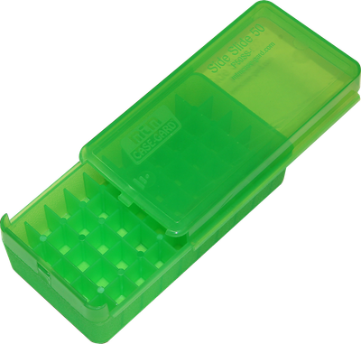 Mtm Side-slide Ammo Box, Mtm P50ss4515 45  Pistol Slide Stop 50rd Box Grn
