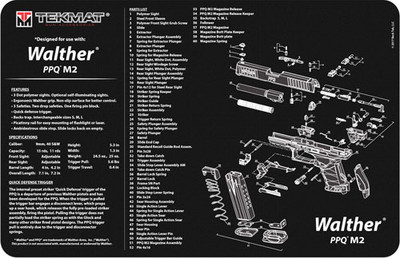 Beck Tek, Llc (tekmat) Original Cleaning Mat, Tekmat Tekr17walppqm2   Walther Ppq Mod2