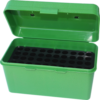 Mtm Deluxe, Mtm H50rm10   50rd Rifle Box Md    Grn