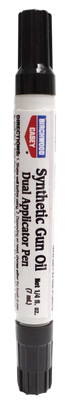 BIRCHWOOD CASEY GUN OIL DUAL APPLICATOR SYNTHETIC LUBRICANT PEN