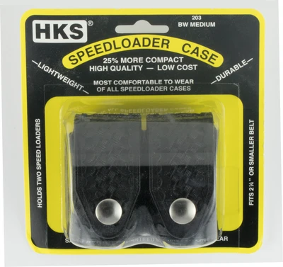 Hks Double Speedloader, Hks 203mbb Speedloader Case Med Blkbsk