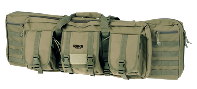 Rukx Gear Tactical, Rukx Atict42dgg 42in Tact Dbl Gun Case Grn