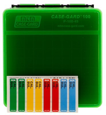 Mtm Case-gard, Mtm P1004516t 100r Pstl Bx 9mm-380 Grn