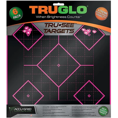 Truglo Tru-see, Tru Tg14p6     Tru-see Tar 5dia 12x12 Pnk