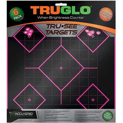 Truglo Tru-see, Tru Tg14p6     Tru-see Tar 5dia 12x12 Pnk