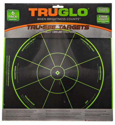 Truglo Tru-see, Tru Tg15a6     Tru-see Tgt Diz 12x12  6pk