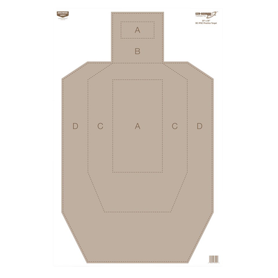 Birchwood Casey Eze-scorer, Bir 37029 Eze-scorer 23x35 Ipsc Practice       5pk