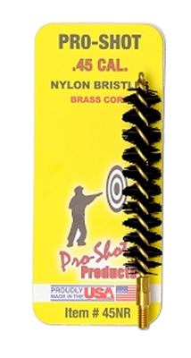 Pro-shot Nylon Bore Brush, Proshot 45nr     Rfl Nylon Brush 45cal