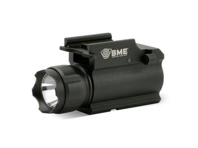 SME Compact Tactical Handgun Weapon Light LED with 1 CR123 Battery Aluminum Black