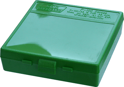 Mtm Case-gard, Mtm P1004510 100rd Pstl Bx 45a-10m Grn