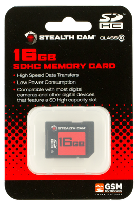 Stealth Cam Sd Memory Card, Steal Stc-16gb      16gb Sd Card