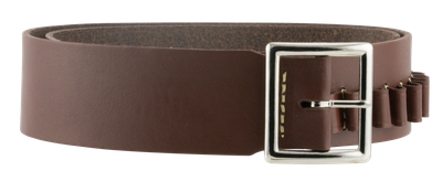 Hunter Company Cartridge Belt, Hunt 1451l      2in Cart Leather Belt 45c Lrg  Brn