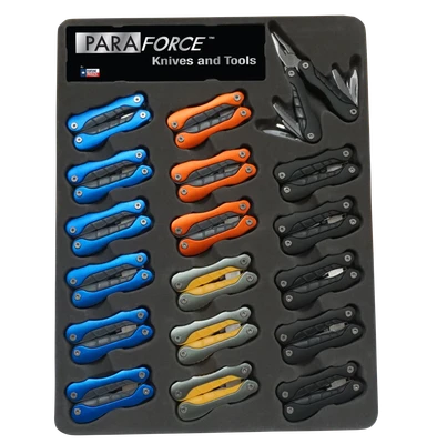 Accusharp Paraforce, Fpi 800mts  Paraforce Multi Tool 18 Pc Display