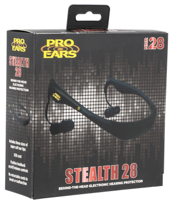 Pro Ears Stealth 28 Hearing Protection and Amplification Blk