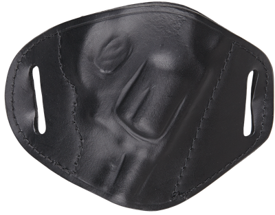 Bulldog Black Molded Leather Belt Slide Holster Sm Revolver