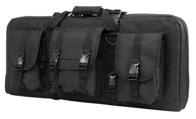 Vism AR15 and AK Deluxe Double Carbine Pistol Case-Black