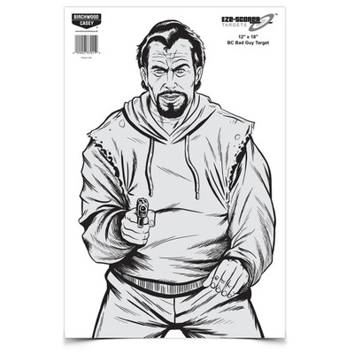 Birchwood Casey Eze-scorer, Bir 37016 Eze-scorer 23x35 Bc Badguy         100pk