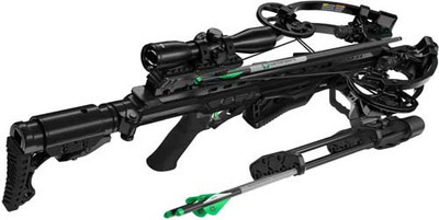 Centerpoint Xbow Wrath 430x - Adj Stock 430fps Black