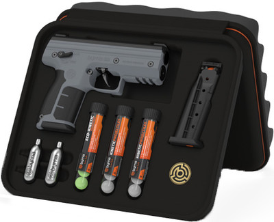 Byrna Sd Kinetic Kit Gray W/ - 2 Mags & Projectiles