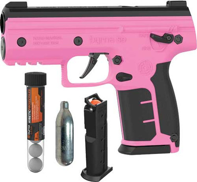 Byrna Sd Basic Kenetic Kit - Pink W/1mag/1co2/ 5 Prjctls