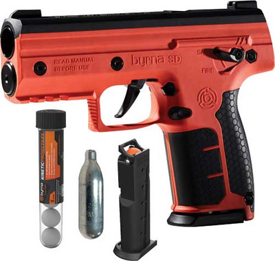 Byrna Sd Basic Kenetic Kit - Orange W/1mag/1co2/5 Prjctls