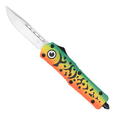 Cobra Tec Knives Llc Fs-3, Cobra Mflgnfs-3dns Med Fs-3 Drop Fish Lure Green