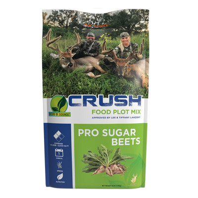 Ani-Logics Outdoors Crush Food Plot Mix Pro Sugar Beets .25 Acre Coverage 4lb Bag