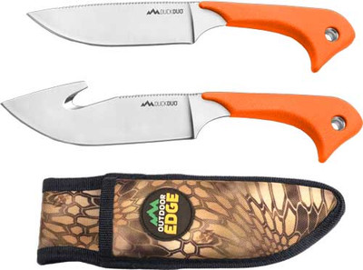 Outdoor Edge Duck Duo Caper/ - Skinner Combo W/camo Sheath