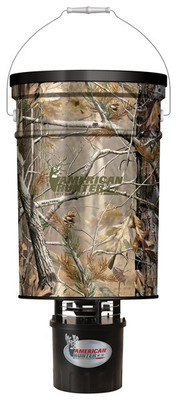 American Hunter Feeder Hanging - 50lb Metal Hopper Rt-ap Camo