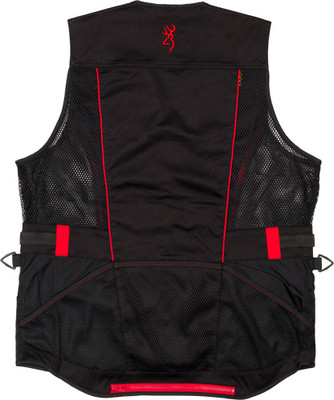 Bg Ace Shooting Vest R-hand - X-large Black/red Trim