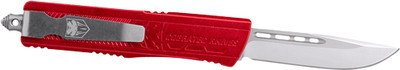Cobratec Small Sidwinder Otf - Red 2.5" Drop Point