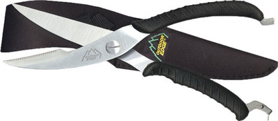 Outdoor Edge Game Shears - 3.5" S/s Black W/nylon Sheath
