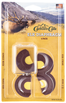 Hunters Specialties Carlton's Single Reed, Hs 70314 Dia Elk Wcc 4-pk W / Infinity