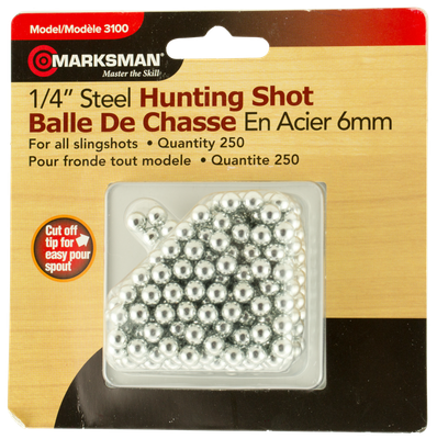 Marksman Slingshot, Mrk 3100  1/4in Steel Shot         250
