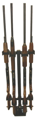 Rugged Gear Floor Mount Gun Rack, Rugged 10084 4gun Floor Mnt Removable