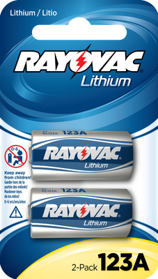 Rayovac Cr123a, Ray Rl123a-2  3v Lith Btry #cr123  2pk