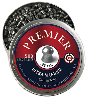 Crosman Premier, Cros Ldp22    Prm Pellet Domed 22  500